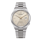 Citizen Tsuyosa Automatic Oatmeal White Dial Silver Steel Strap Watch For Men - NJ0151-88W Buy Now By Citizen