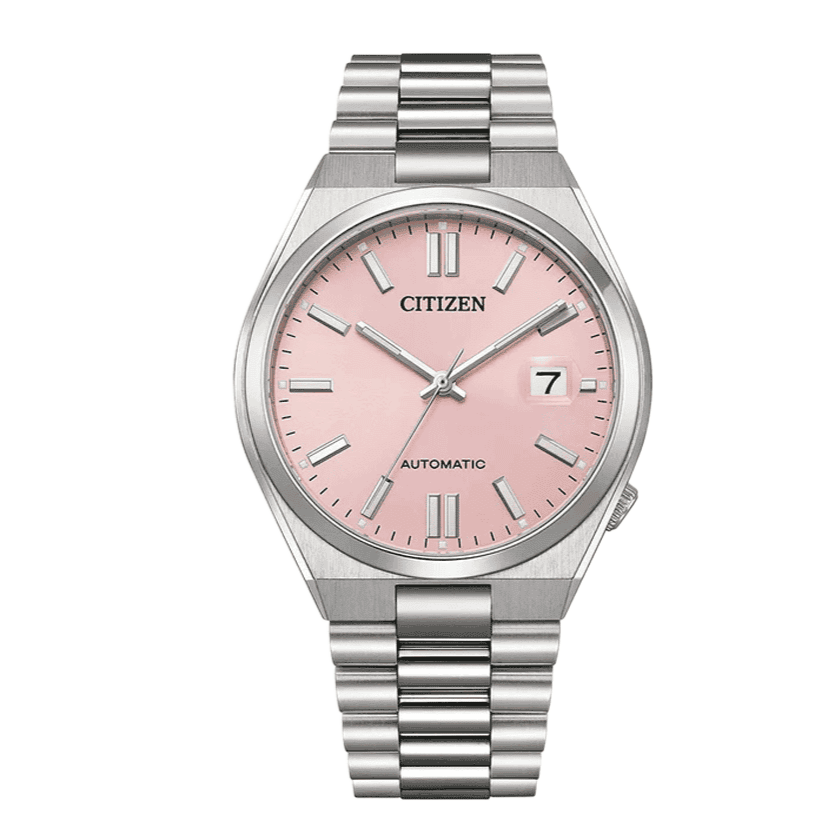 Citizen x Pantone Automatic Dreamy Pink Dial Silver Steel Strap Watch For Men - NJ0158-89X Buy Now By Citizen