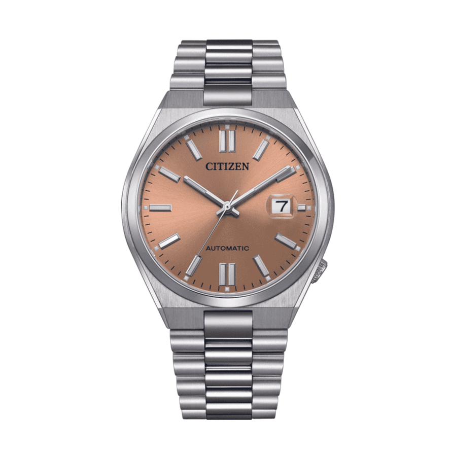 Citizen x Pantone Automatic Warm Sand Dial Silver Steel Strap Watch For Men - NJ0158-89Y Buy Now By Citizen