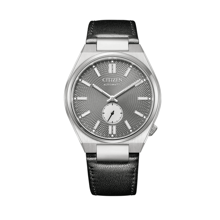 Citizen Tsuyosa Automatic Grey Dial Black Leather Strap Watch for Men - NK5010-01H Buy Now By Citizen