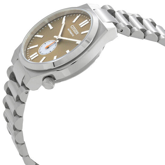 Citizen Tsuyosa Automatic Titanium Yellow Dial Silver Steel Strap Watch For Men - NK5010-51X Buy Now By Citizen