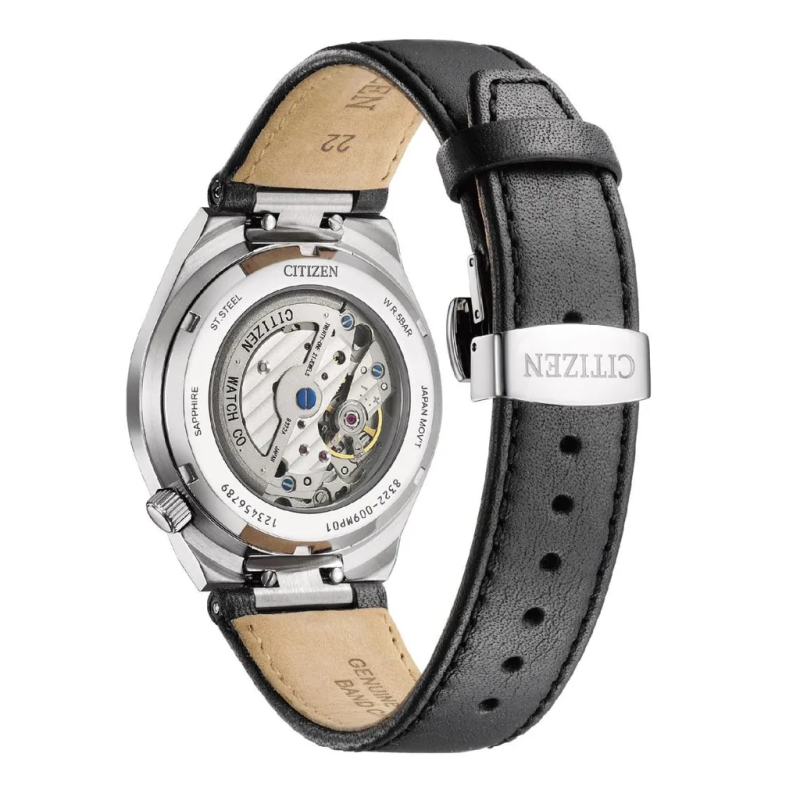 Citizen Tsuyosa Automatic Grey Dial Black Leather Strap Watch for Men - NK5010-01H Buy Now By Citizen