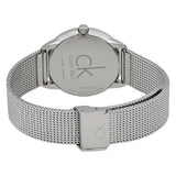 Calvin Klein Minimal Grey Dial Silver Mesh Bracelet Watch for Men - K3M22124 Buy Now By Calvin Klein