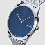 Calvin Klein Minimal Blue Dial Silver Mesh Bracelet Watch for Women - K3M2212N Buy Now By Calvin Klein