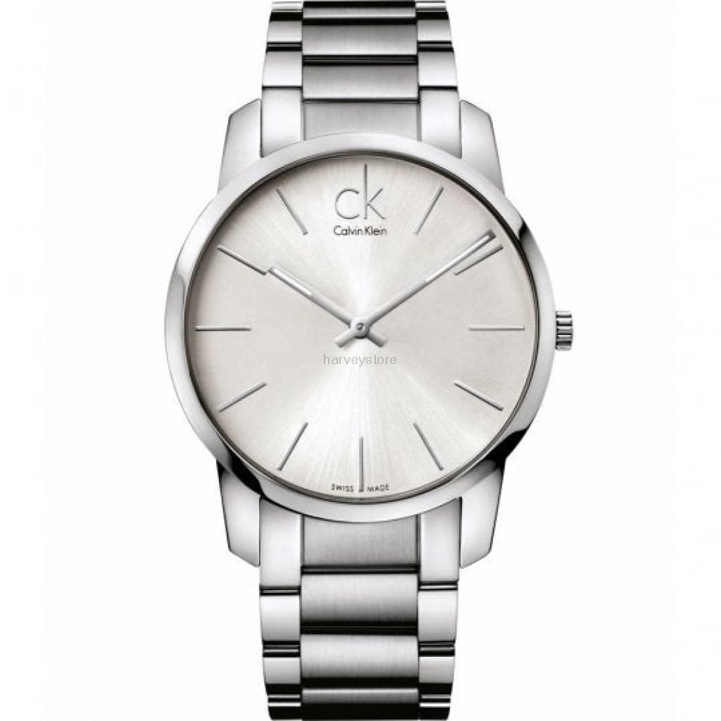 Calvin Klein City Silver Dial Silver Steel Strap Watch for Men - K2G21126 Buy Now By Calvin Klein