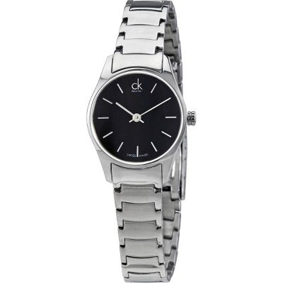 Calvin Klein Simplicity Black Dial Silver Steel Strap Watch for Women - K4323130 Buy Now By Calvin Klein
