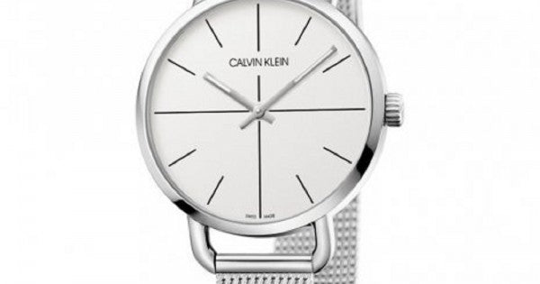 Calvin Klein Even White Dial Silver Mesh Bracelet Watch for Women - K7B23126 Buy Now By Calvin Klein