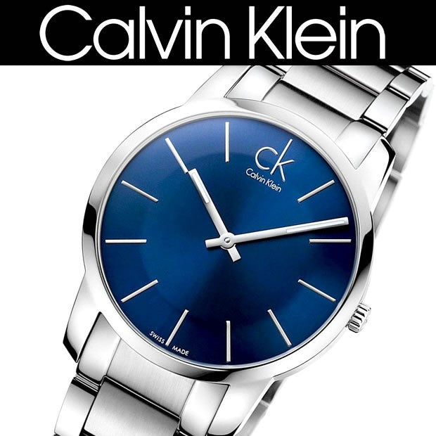 Calvin Klein City Blue Dial Silver Steel Strap Watch for Men - K2G2114N Buy Now By Calvin Klein