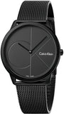 Calvin Klein Minimal Grey Dial Grey Mesh Bracelet Watch for Men - K3M517P4 Buy Now By Calvin Klein