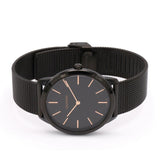 Calvin Klein Minimal Black Dial Black Mesh Bracelet Watch for Men - K3M21421 Buy Now By Calvin Klein