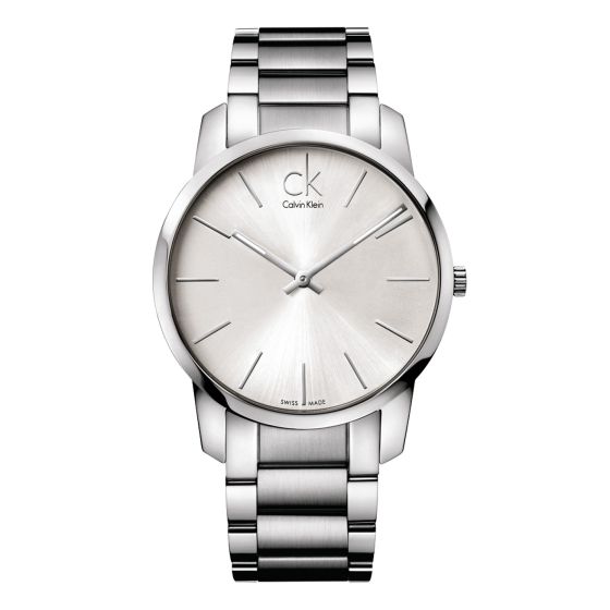 Calvin Klein City Silver Dial Silver Steel Strap Watch for Men - K2G21126 Buy Now By Calvin Klein