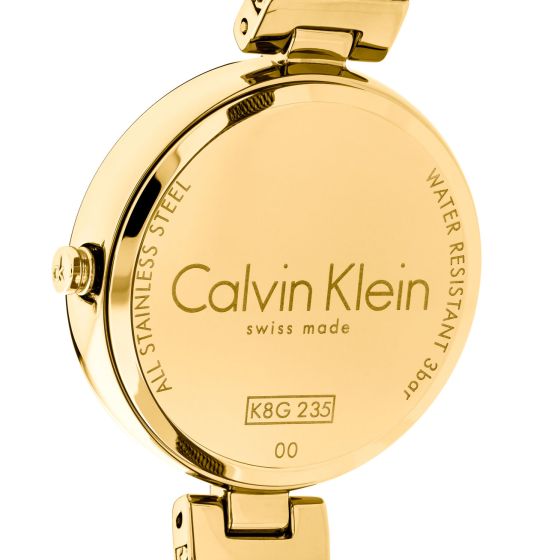 Calvin Klein Authentic White Dial Rose Gold Mesh Bracelet Watch for Women - K8G23526 Buy Now By Calvin Klein