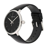 Calvin Klein High Noon Quartz Black Dial Black Leather Strap Watch for Men - K8M211C1 Buy Now By Calvin Klein