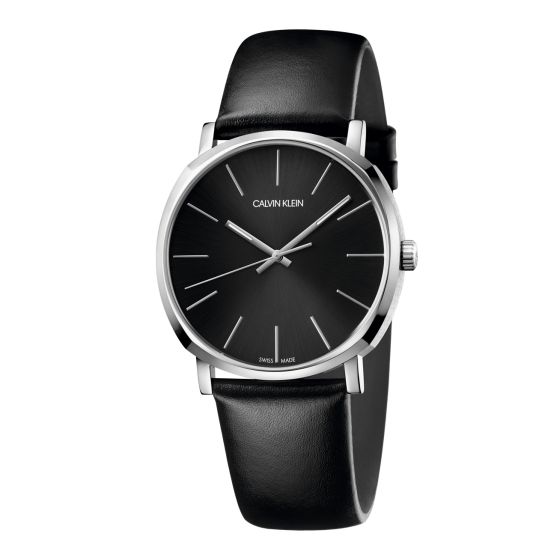 Calvin Klein Posh Black Dial Black Leather Strap Watch for Men - K8Q311C1 Buy Now By Calvin Klein