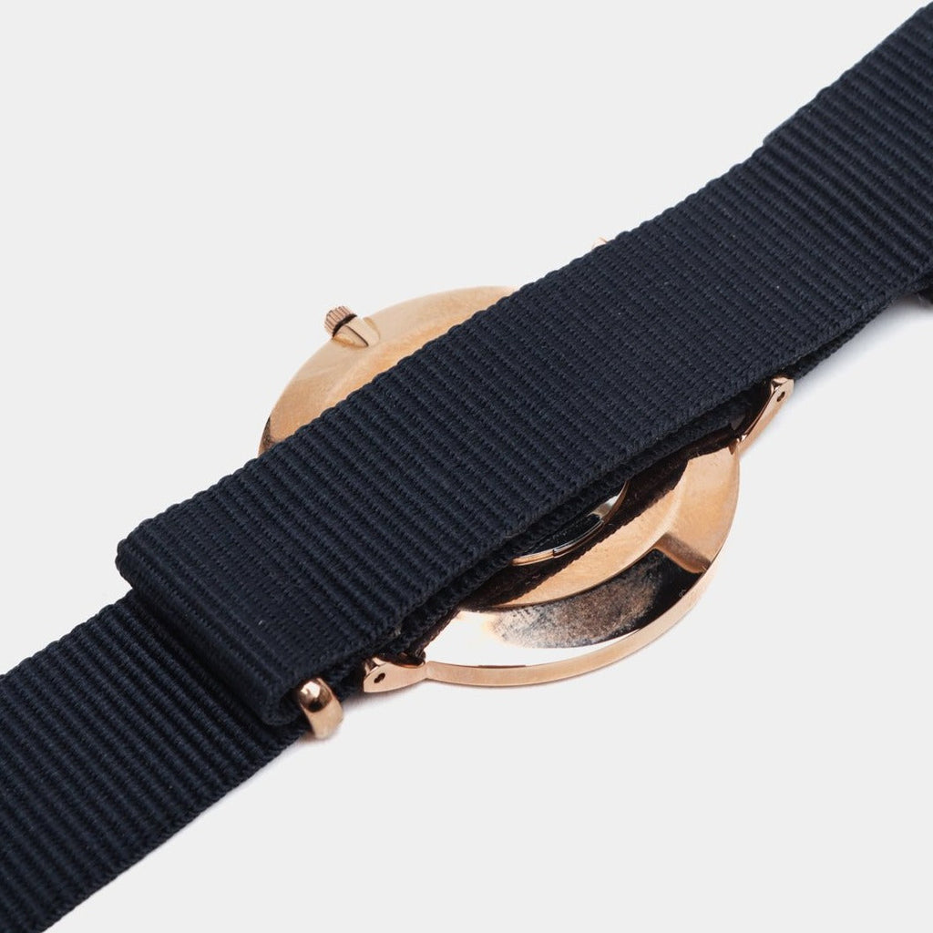 Daniel Wellington Classic Bayswater Black Dial Black NATO Strap Watch For Men - DW00100277 Buy Now By Daniel Wellington