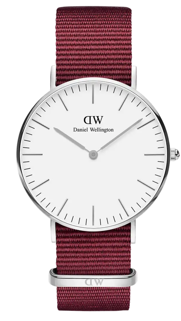 Daniel Wellington Classic Roselyn White Dial Red NATO Strap Watch For Women - DW00100272 Buy Now By Daniel Wellington