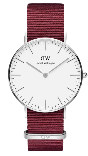 Daniel Wellington Classic Roselyn White Dial Red NATO Strap Watch For Women - DW00100272 Buy Now By Daniel Wellington