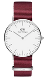 Daniel Wellington Classic Roselyn White Dial Red NATO Strap Watch For Women - DW00100272 Buy Now By Daniel Wellington