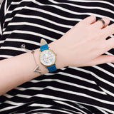 Marc Jacobs Roxy Silver Dial Green Leather Strap Watch for Women - MJ1633 Buy Now By Marc Jacobs