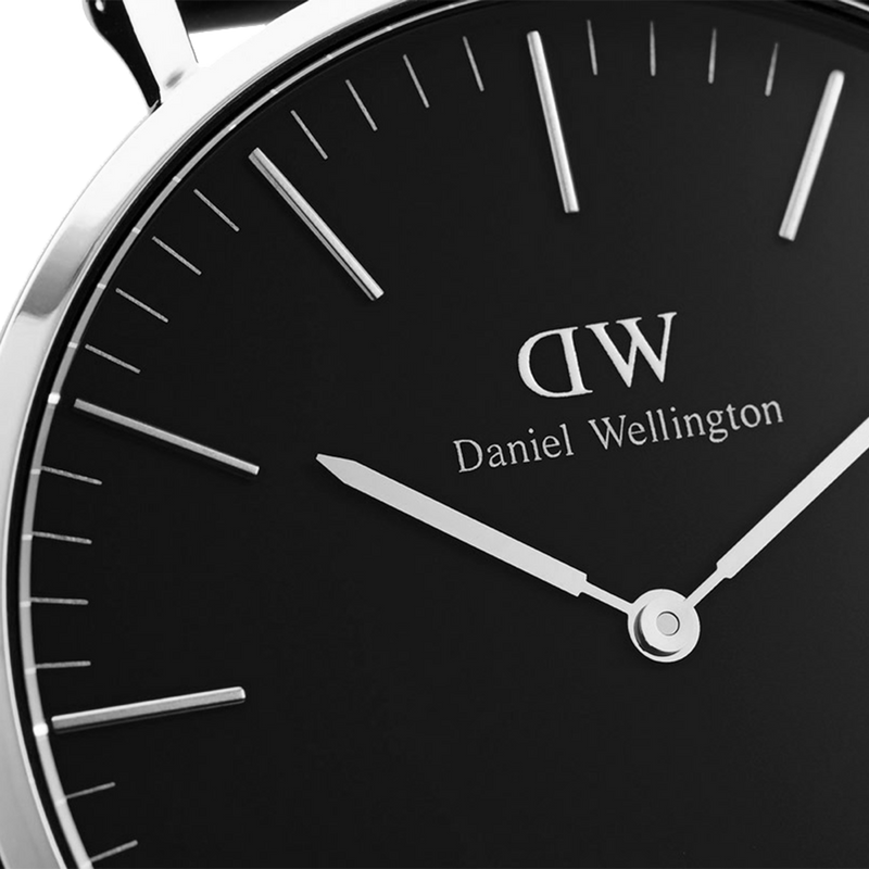 Daniel Wellington Classic Sheffield Black Dial Black Leather Strap Watch For Men - DW00100133 Buy Now By Daniel Wellington