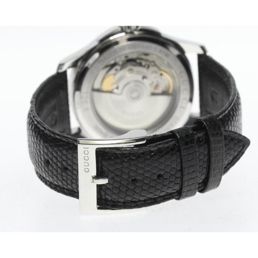 Gucci G Timeless Automatic Black Dial Black Leather Strap Watch For Women - YA126469 Buy Now By Gucci