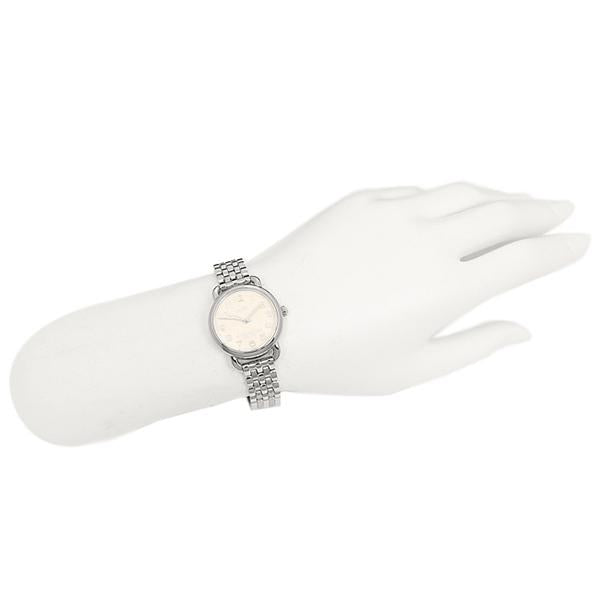 Coach Delancey White Dial Silver Steel Strap Watch for Women - 14502240 Buy Now By Coach