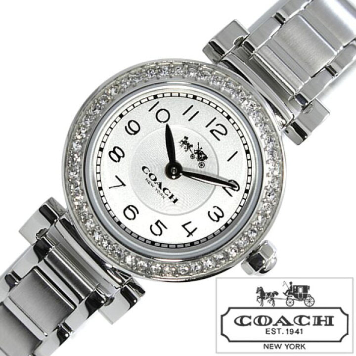 Coach Madison Silver Dial Silver Steel Strap Watch for Women - 14502402 Buy Now By Coach