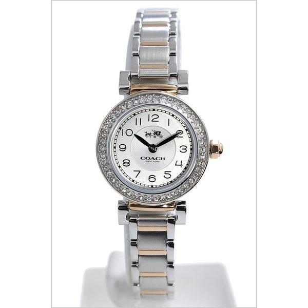 Coach Madison Crystals Silver Dial Two Tone Steel Strap Watch for Women - 14502404 Buy Now By Coach