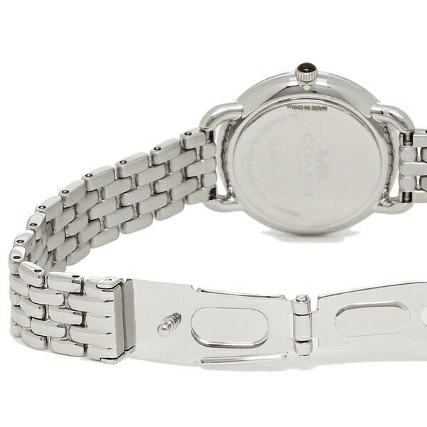 Coach Delancey Slim Silver Dial Silver Steel Strap Watch for Women - 14502781 Buy Now By Coach