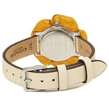Coach Perry White Dial Beige Leather Strap Watch for Women - 14503050 Buy Now By Coach