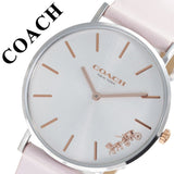 Coach Perry White Dial Pink Leather Strap Watch for Women - 14503118 Buy Now By Coach