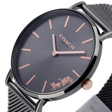 Coach Perry Grey Dial Grey Mesh Bracelet Watch for Women - 14503127 Buy Now By Coach
