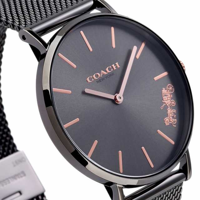 Coach Perry Grey Dial Grey Mesh Bracelet Watch for Women - 14503127 Buy Now By Coach