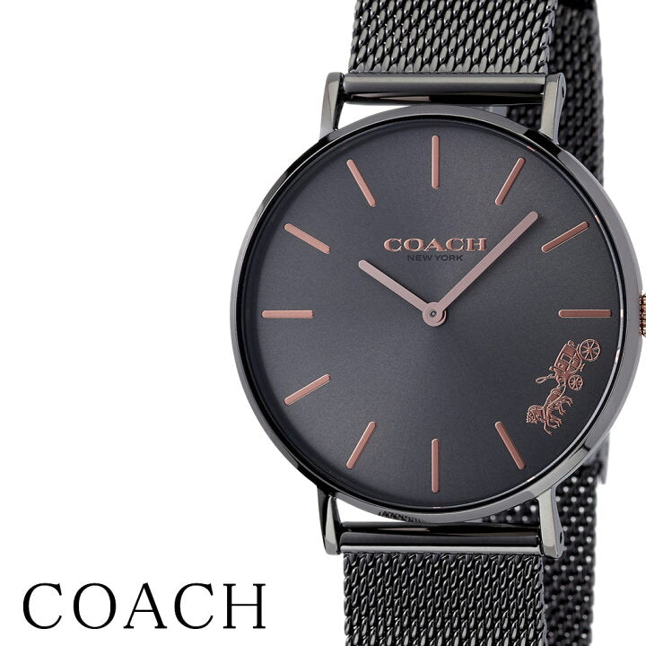 Coach Perry Grey Dial Grey Mesh Bracelet Watch for Women - 14503127 Buy Now By Coach