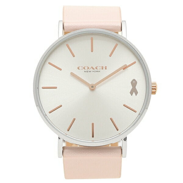 Coach Perry White Dial Pink Leather Strap Watch for Women - 14503128 Buy Now By Coach
