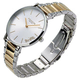 Coach Perry Silver Dial Two Tone Steel Strap Watch for Women - 14503347 Buy Now By Coach
