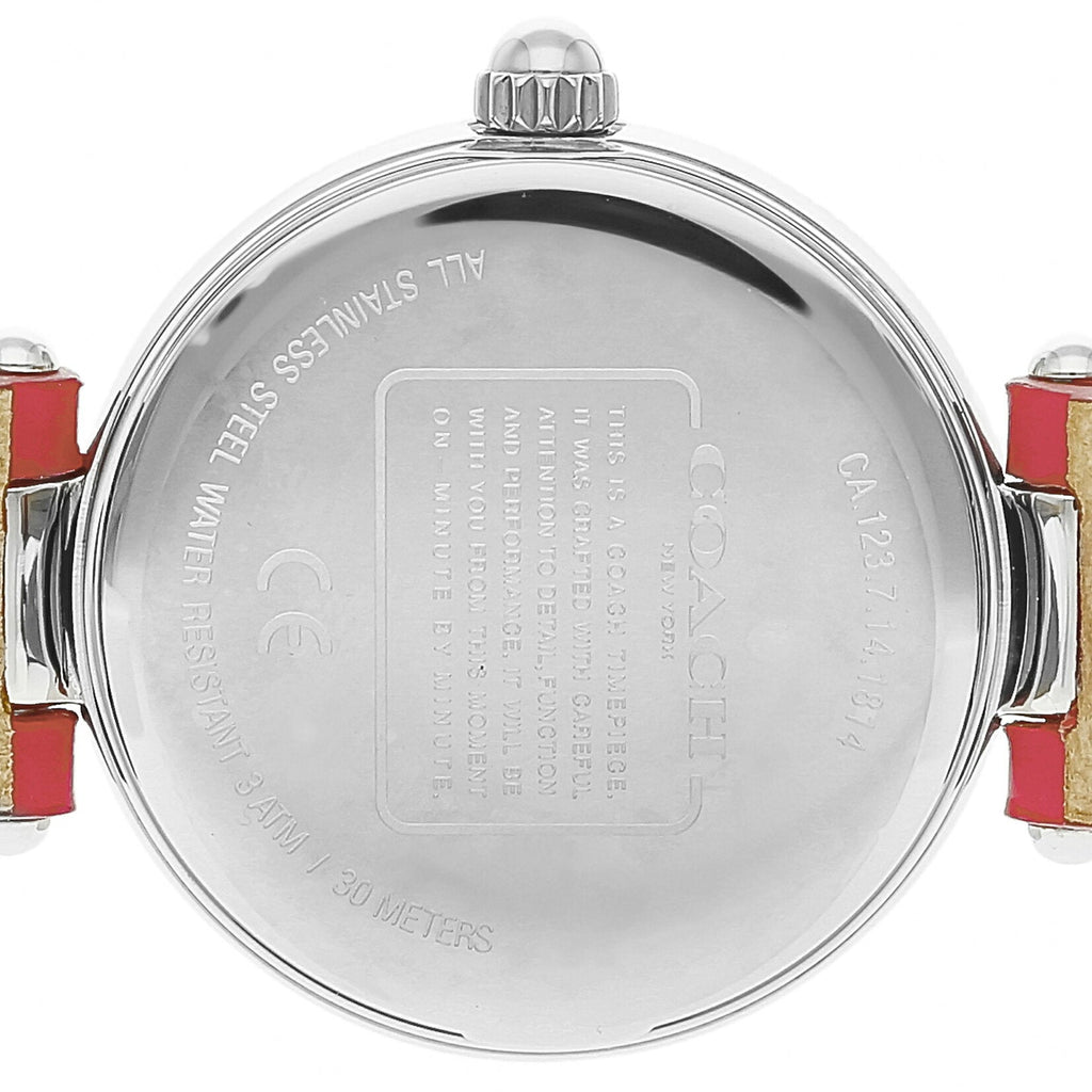 Coach Park Pink Dial Pink Leather Strap Watch for Women - 14503536 Buy Now By Coach