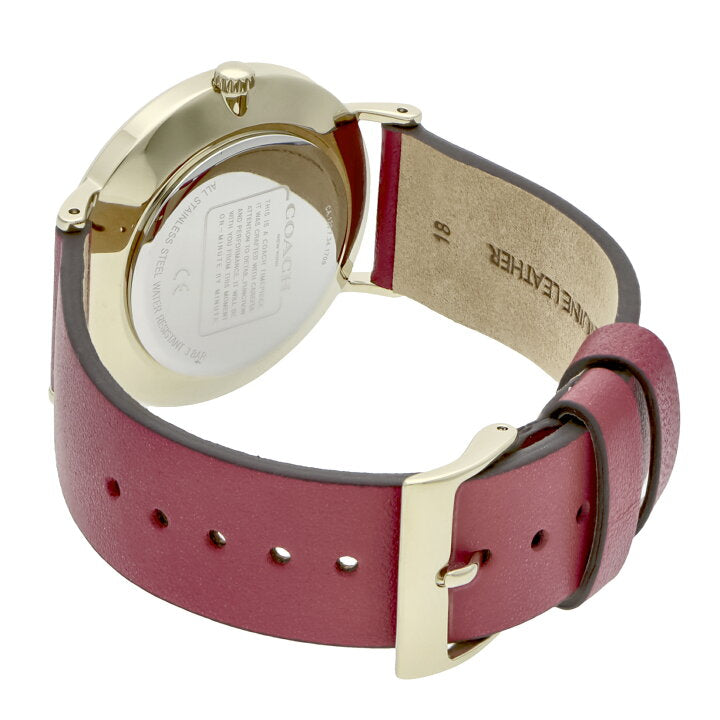 Coach Perry Red Dial Red Leather Strap Watch for Women - 14503722 Buy Now By Coach