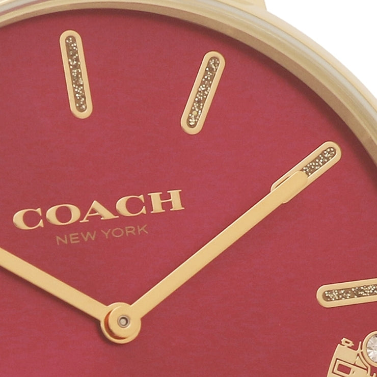 Coach Perry Red Dial Red Leather Strap Watch for Women - 14503852 Buy Now By Coach