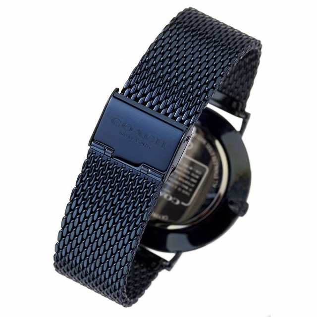Coach Charles Blue Dial Blue Mesh Bracelet Watch for Men - 14602146 Buy Now By Coach