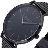 Coach Charles Black Dial Black Mesh Bracelet Watch for Men - 14602148 Buy Now By Coach