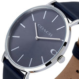 Coach Charles Grey Dial Black Leather Strap Watch for Men - 14602150 Buy Now By Coach