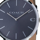 Coach Charles Grey Dial Black Leather Strap Watch for Men - 14602150 Buy Now By Coach