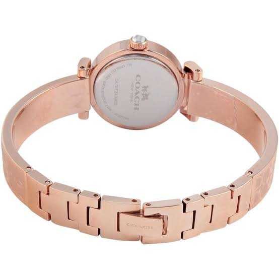 Coach Madison Crystals Rose Gold Dial Rose Gold Steel Strap Watch For Women - 14502203 Buy Now By Coach
