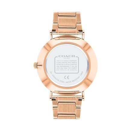Coach Perry White Dial Rose Gold Steel Strap Watch for Women - 14503708 Buy Now By Coach