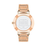 Coach Perry White Dial Rose Gold Steel Strap Watch for Women - 14503708 Buy Now By Coach