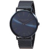 Coach Charles Blue Dial Blue Mesh Bracelet Watch for Men - 14602146 Buy Now By Coach