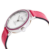 Coach Delancey White Dial Red Leather Strap Watch for Women - 14502879 Buy Now By Coach