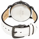 Coach Delancey Crystals White Dial White Leather Strap Watch For Women - 14502888 Buy Now By Coach