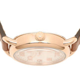 Coach Delancey Cream Dial Brown Leather Strap Watch For Women - 14502751 Buy Now By Coach